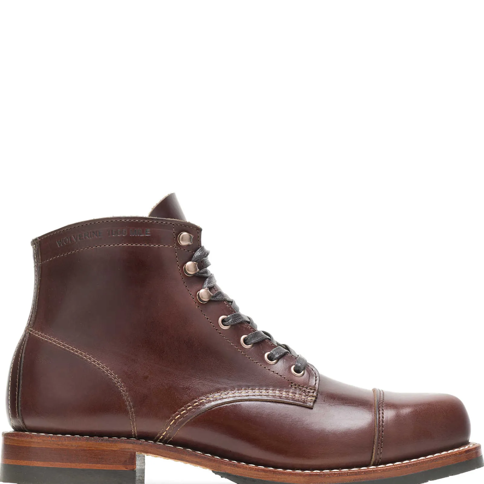 Boots|1000 Mile<Wolverine 1000 Mile Cap-Toe Classic Boot Havana Brown