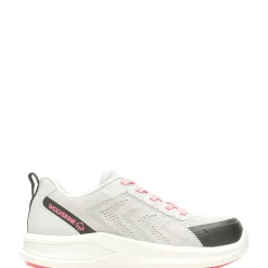 Safety Toe|Shoes<Wolverine Bolt DuraShocks® Knit CarbonMax® Work Shoe Light Grey