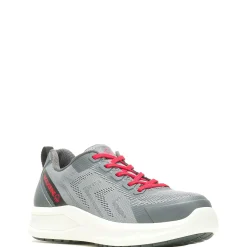DuraShocks|Durashocks<Wolverine Bolt DuraShocks&reg; Knit CarbonMax&reg; Work Shoe Grey/Red