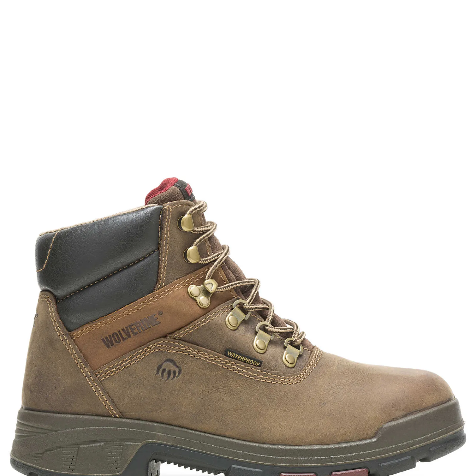 Waterproof|Work Boots<Wolverine Cabor EPX® Waterproof Composite Toe 6" Boot Dark Brown