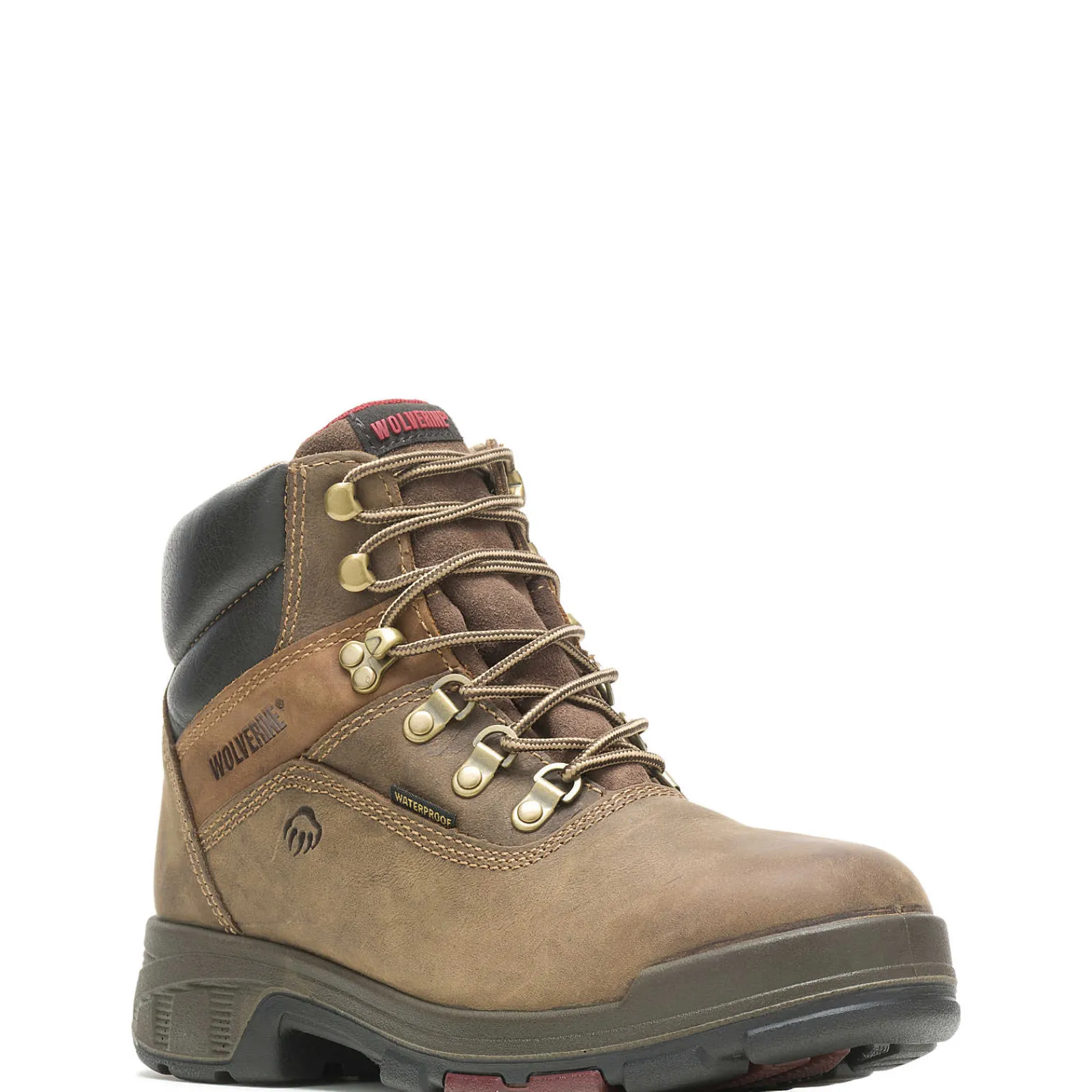 Waterproof|Work Boots<Wolverine Cabor EPX® Waterproof Composite Toe 6" Boot Dark Brown