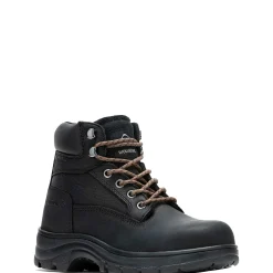 Safety Toe|Work Boots<Wolverine Carlsbad 6" Steel-Toe Work Boot Black