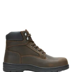 Work Boots|Safety Toe<Wolverine Carlsbad 6" Steel-Toe Work Boot Brown