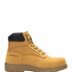 Work Boots|Safety Toe<Wolverine Carlsbad 6" Steel-Toe Work Boot Wheat