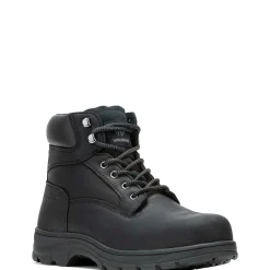 Work Boots|Safety Toe<Wolverine Carlsbad 6" Steel-Toe Work Boot Black