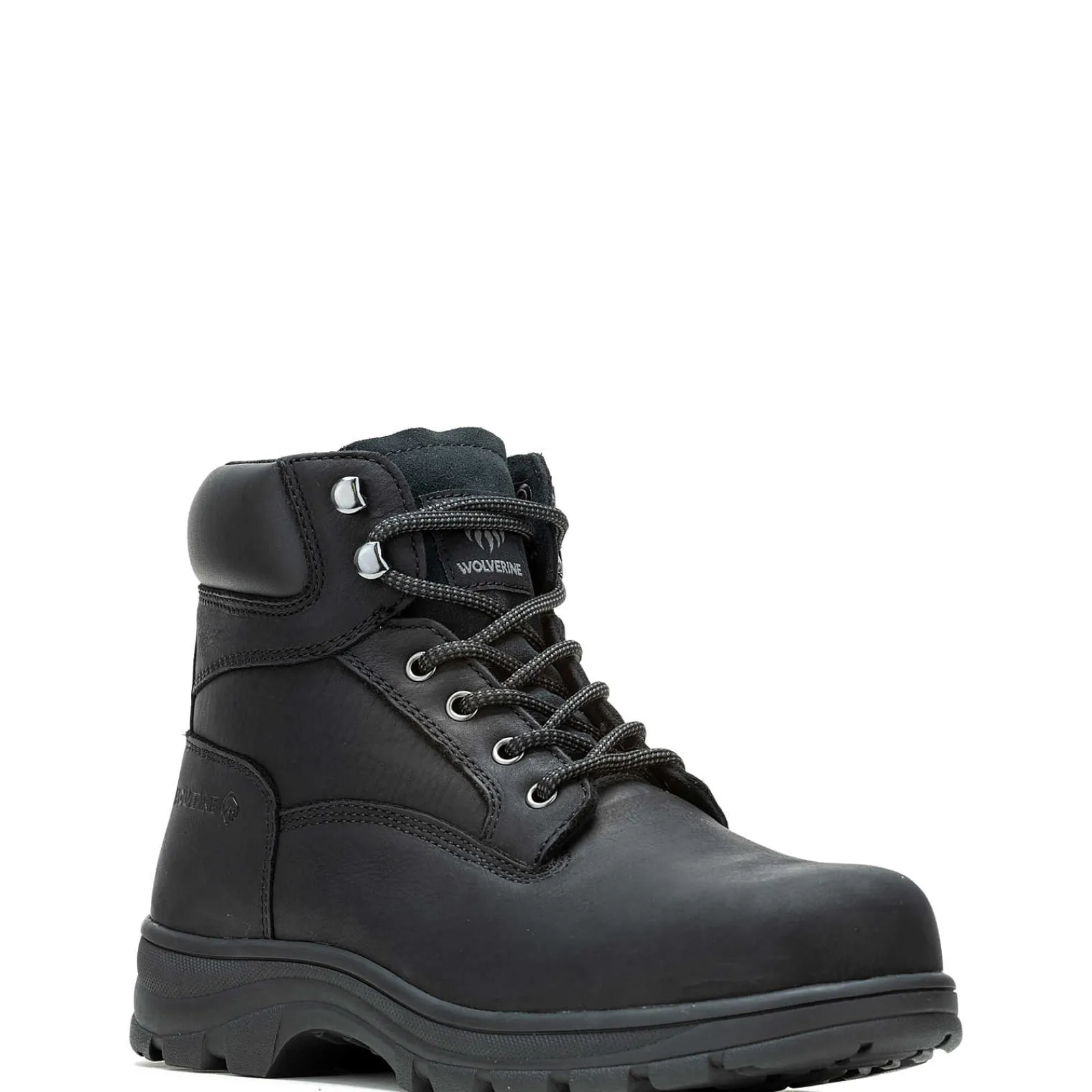 Work Boots|Safety Toe<Wolverine Carlsbad 6" Steel-Toe Work Boot Black