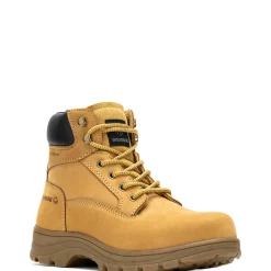 Waterproof|Soft Toe<Wolverine Carlsbad Waterproof 6" Work Boot Wheat