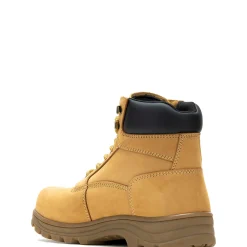 Waterproof|Soft Toe<Wolverine Carlsbad Waterproof 6" Work Boot Wheat