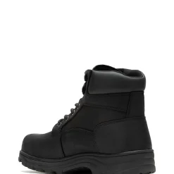 Waterproof|Work Boots<Wolverine Carlsbad Waterproof 6" Steel-Toe Work Boot Black