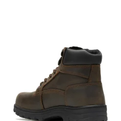 Waterproof|Soft Toe<Wolverine Carlsbad Waterproof 6" Work Boot Brown