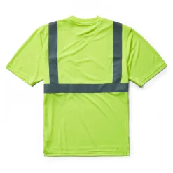 Work Shirts|T-Shirts<Wolverine Caution Short Sleeve Tee - Packaged Hi Vis Green