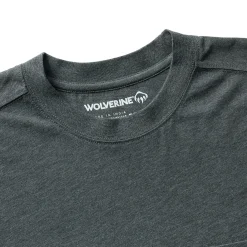 Work Shirts|T-Shirts<Wolverine Classic Short Sleeve Pocket Tee Charcoal Heather