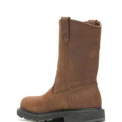 Work Boots|Safety Toe<Wolverine DD Work Steel Toe Wellington Dark Brown