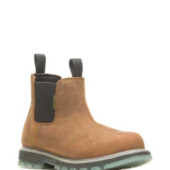 Waterproof|Work Boots<Wolverine Floorhand LX Steel Toe Romeo Work Boot Sudan Brown