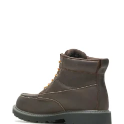 Waterproof|Soft Toe<Wolverine Floorhand Moc Toe 6&rdquo; Work Boot Dark Coffee