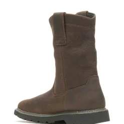 Waterproof|Soft Toe<Wolverine Floorhand Square-Toe Wellington Work Boot Dark Brown