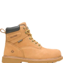 Waterproof|Soft Toe<Wolverine Floorhand Waterproof 6" Work Boot Wheat