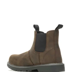 Waterproof|Soft Toe<Wolverine Floorhand Work Romeo Dark Brown