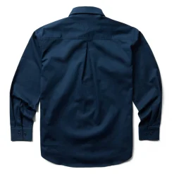 Safety Gear|Safety Gear<Wolverine FR Twill Long Sleeve Shirt Navy
