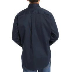 Safety Gear|Safety Gear<Wolverine FR Twill Long Sleeve Shirt Navy