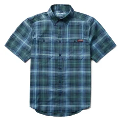 T-Shirts|T-Shirts<Wolverine Fuse Short Sleeve Plaid Shirt Blue Shadow