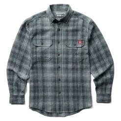 Work Shirts|Best Sellers<Wolverine Glacier Heavyweight Long Sleeve Flannel Shirt Greystone Plaid