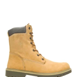 Waterproof|Soft Toe<Wolverine Waterproof Insulated 8" Work Boot Gold