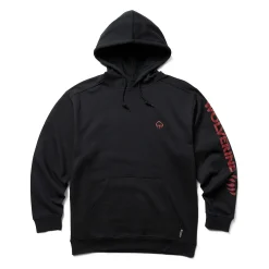 Best Sellers|Hoodies & Pullovers<Wolverine Graphic Hoody- Sleeve Logo Black