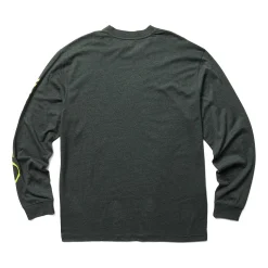 Work Shirts|T-Shirts<Wolverine Graphic Long Sleeve - Sleeve Logo Dark Grey Heather