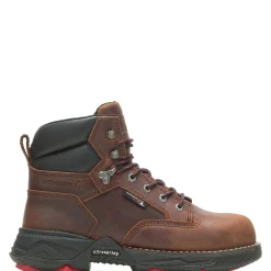 Ultraspring|Waterproof<Wolverine Hellcat Fuse DuraShocks® UltraSpring™ 6" CarbonMAX® Work Boot Peanut