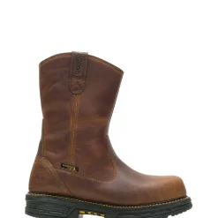 Ultraspring|Waterproof<Wolverine Hellcat UltraSpring™ CarbonMAX® Wellington Tobacco