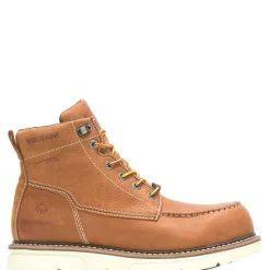 Waterproof|Work Boots<Wolverine I-90 DuraShocks&reg; Moc-Toe CarbonMAX&reg; 6" Work Boot Tan