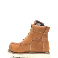 Waterproof|Work Boots<Wolverine I-90 DuraShocks&reg; Moc-Toe CarbonMAX&reg; 6" Work Boot Tan