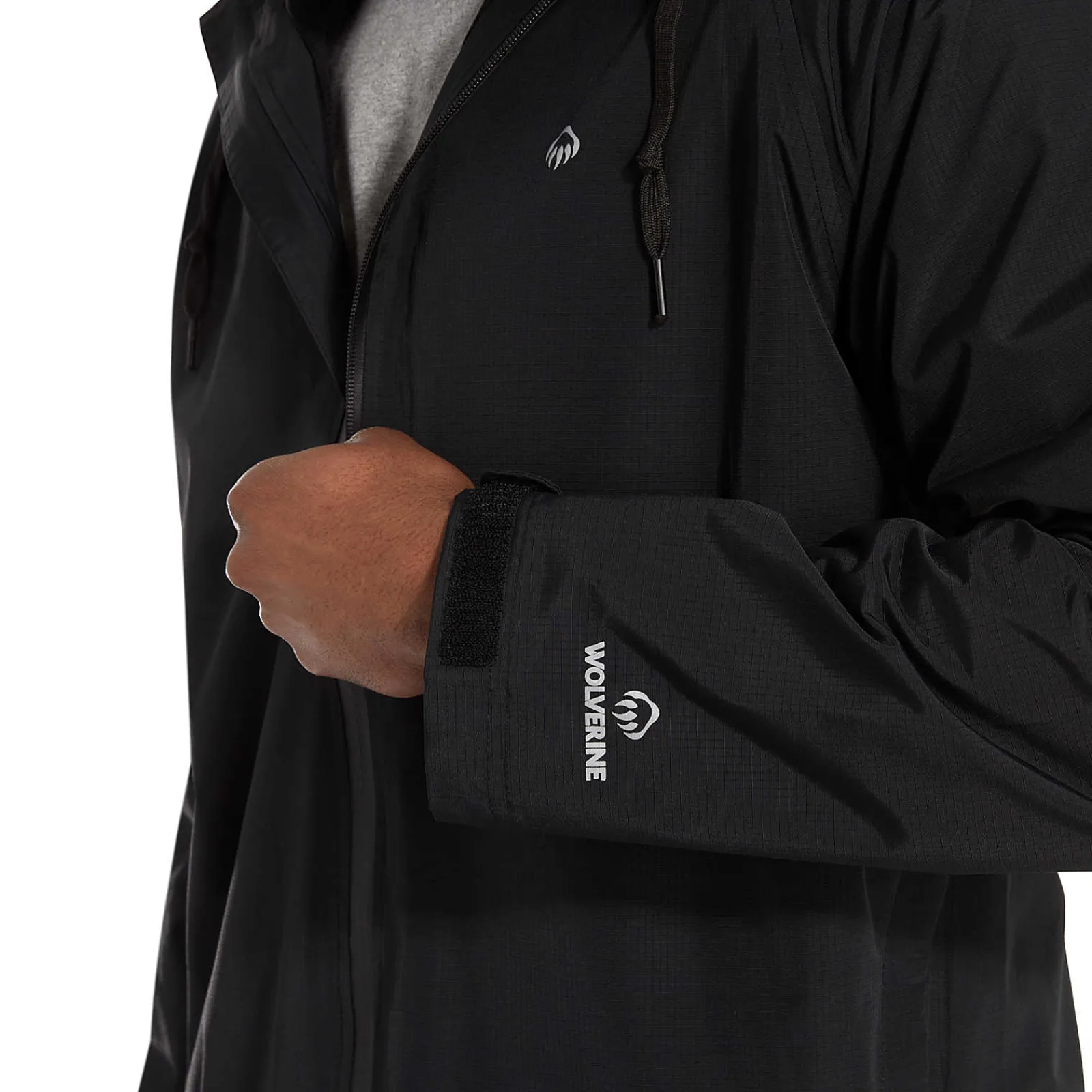 Rain Gear|Jackets<Wolverine I-90 Rain Jacket Black
