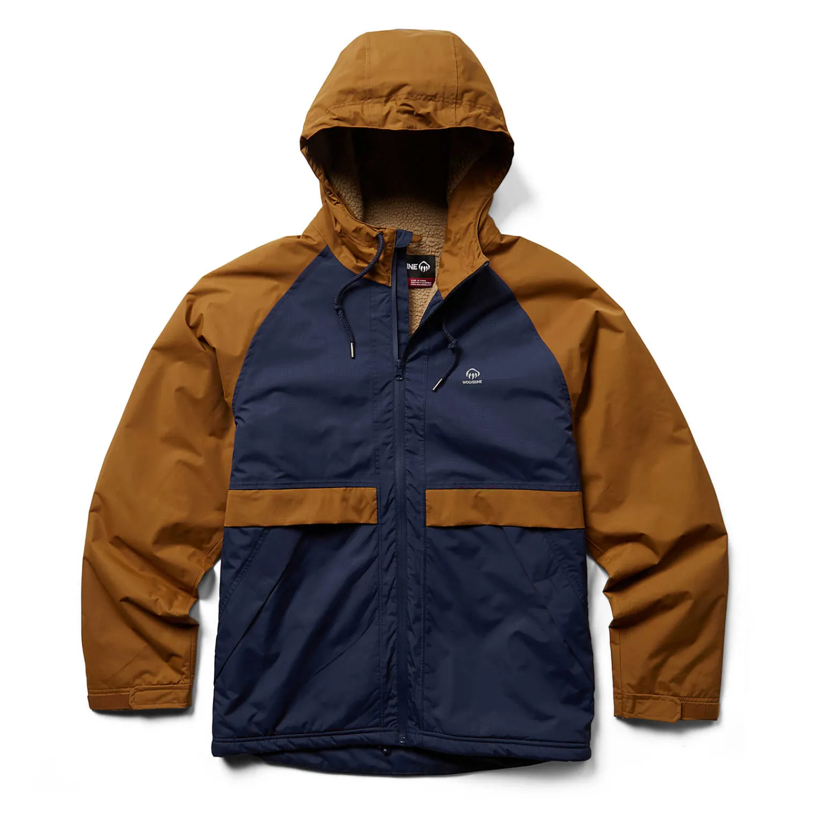 Rain Gear|Jackets<Wolverine I-90 Sherpa Lined Rain Jacket Navy