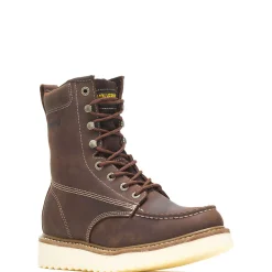 Work Boots|Safety Toe<Wolverine Loader 8" Steel-Toe Wedge Boot Brown