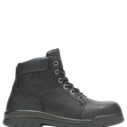 Work Boots|Safety Toe<Wolverine Marquette Steel-Toe 6" Work Boot Black