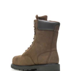 Waterproof|Work Boots<Wolverine McKay Waterproof Steel-Toe 8&rdquo; Work Boot Brown