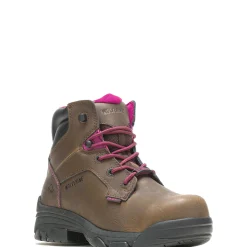 Safety Toe|Work Boots<Wolverine Merlin Waterproof Composite-Toe 6" Work Boot Brown
