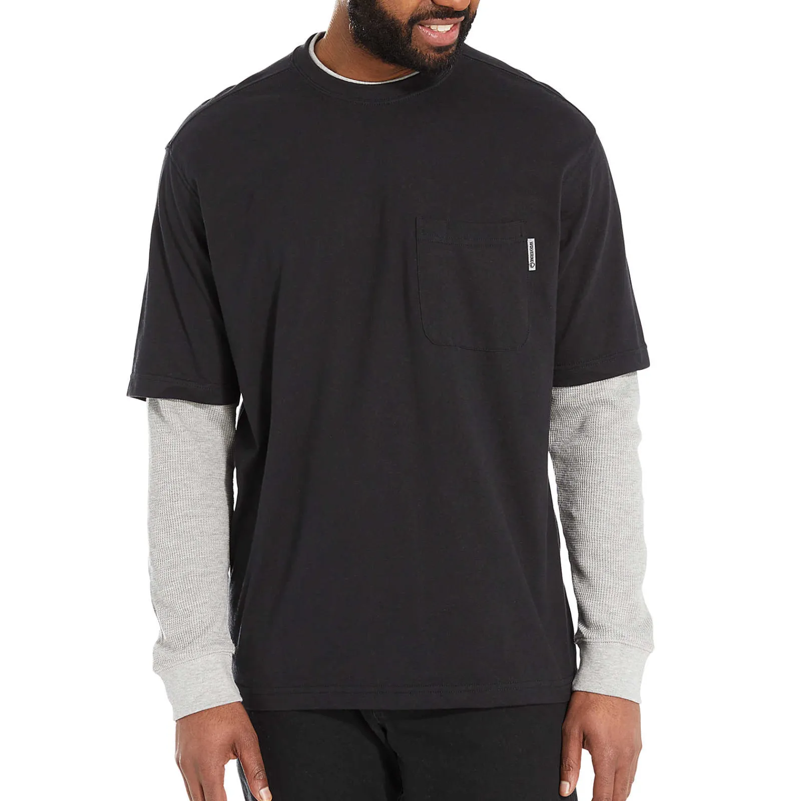 Best Sellers|Work Shirts<Wolverine Miter II Tee Black