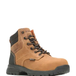 Safety Toe|Work Boots<Wolverine Piper 6" Composite-Toe Work Boot Brown