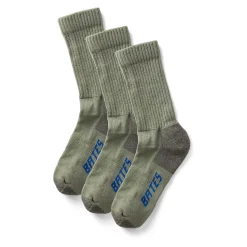 Socks|Tactical<Wolverine 3-Pk Cotton Crew Sock Sage