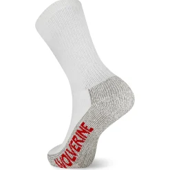 Socks|Socks<Wolverine 2-PK Steel-Toe Cotton Crew Sock White