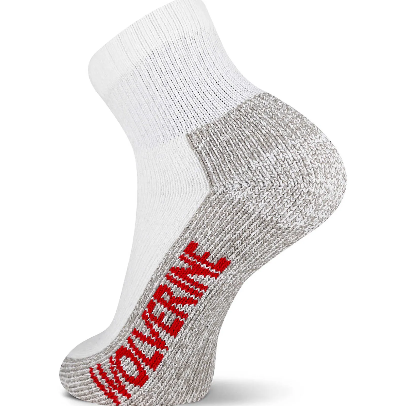 Socks|Socks<Wolverine 2-PK Steel-Toe Cotton Quarter Sock White