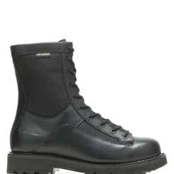 Side Zip|Tactical<Wolverine 8" DuraShocks&reg; Lace-to-toe Side Zip Boot Black