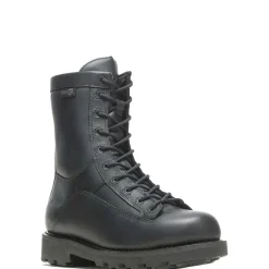 Tactical|Waterproof<Wolverine 8" Lace-To-Toe DuraShocks Side Zip DRYGuard Black