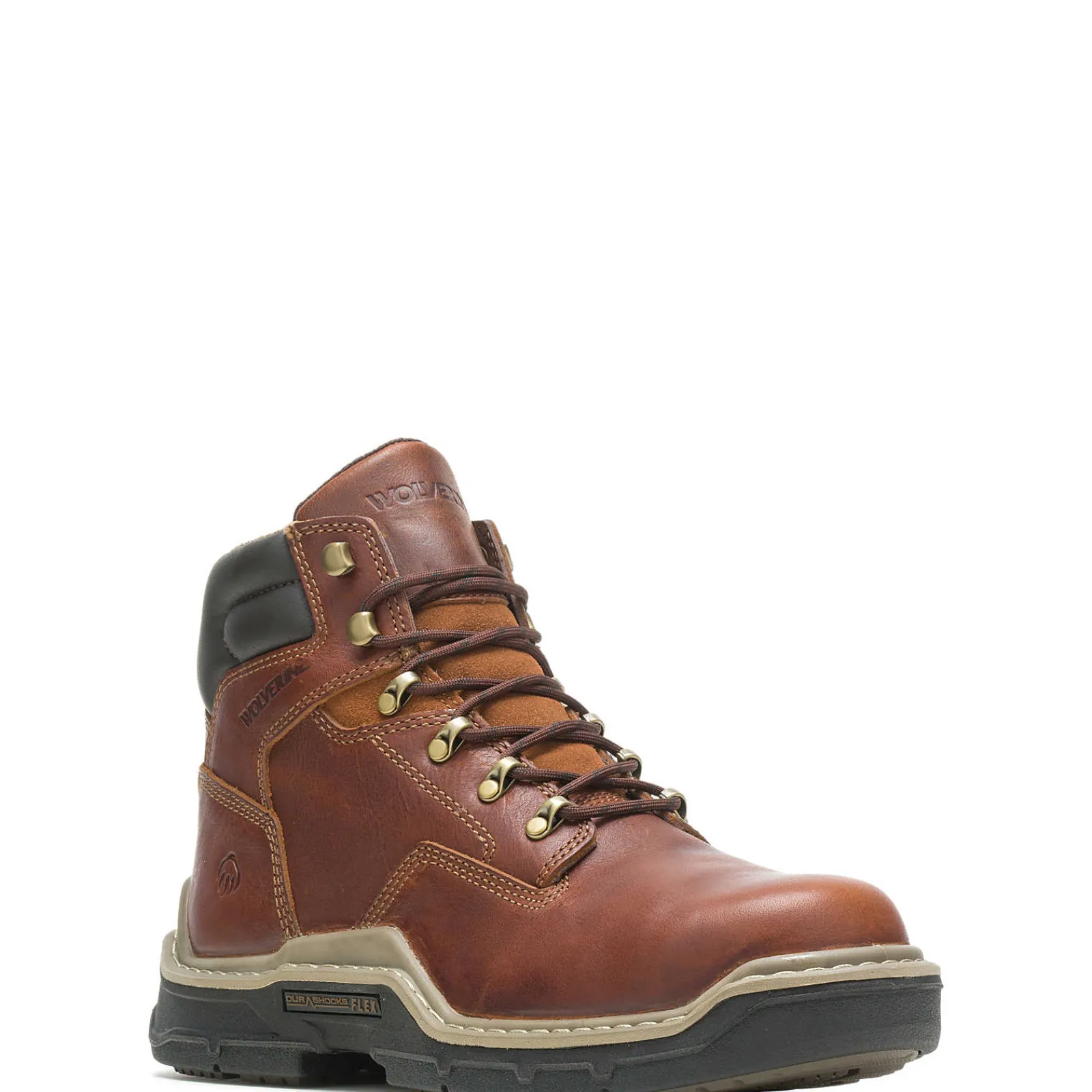 Work Boots|DuraShocks<Wolverine Raider DuraShocks® 6" CarbonMAX® Boot Peanut