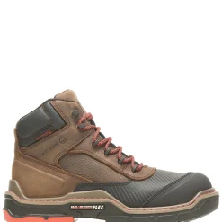 Waterproof|DuraShocks<Wolverine Raider DuraShocks® Shield 6" CarbonMAX® Work Boot Dark Brown
