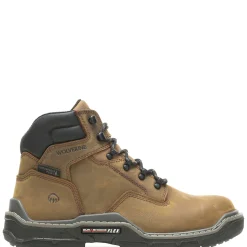 Waterproof|Work Boots<Wolverine Raider DuraShocks&reg; Waterproof 6" CarbonMAX&reg; Work Boot Brown