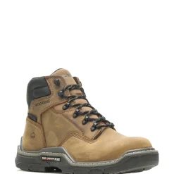 Waterproof|Work Boots<Wolverine Raider DuraShocks&reg; Waterproof 6" CarbonMAX&reg; Work Boot Brown
